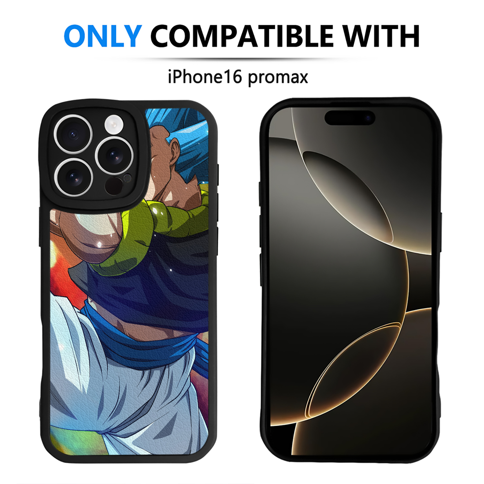 （画像用） ドラゴンボール DRAGON BALL 【iPhone 16シリーズ対応】シリコンスマホケース（レザー調） 材質：シリコン